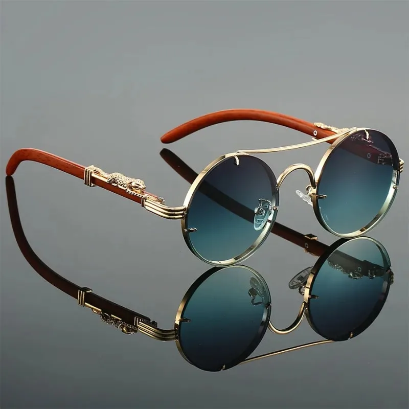 Sunglasses Uv400 - Винтажные круглые солнцезащитные очки для активного