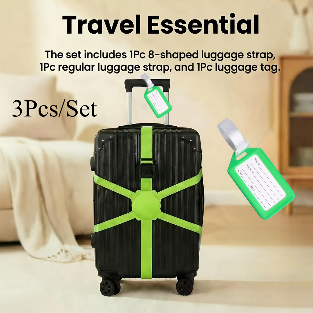Набор из 3 предметов (2 ремня  – обзор и цена Travel Luggage Set