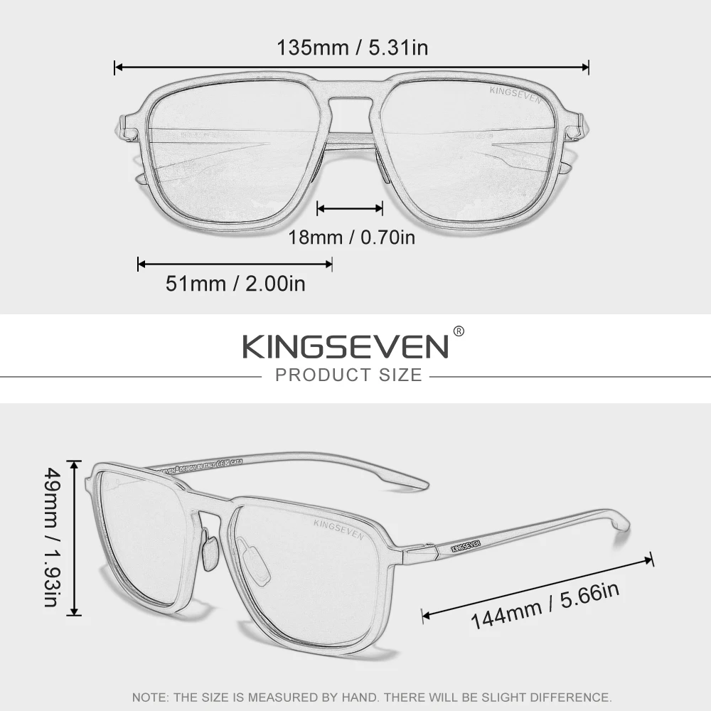 KINGSEVEN – поляризационные со – обзор и цена Sunglasses Uv400
