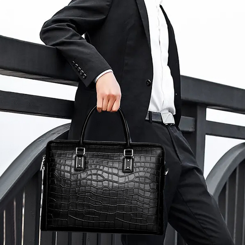 Новая мужская деловая сумка из – обзор и цена Leather Briefcase