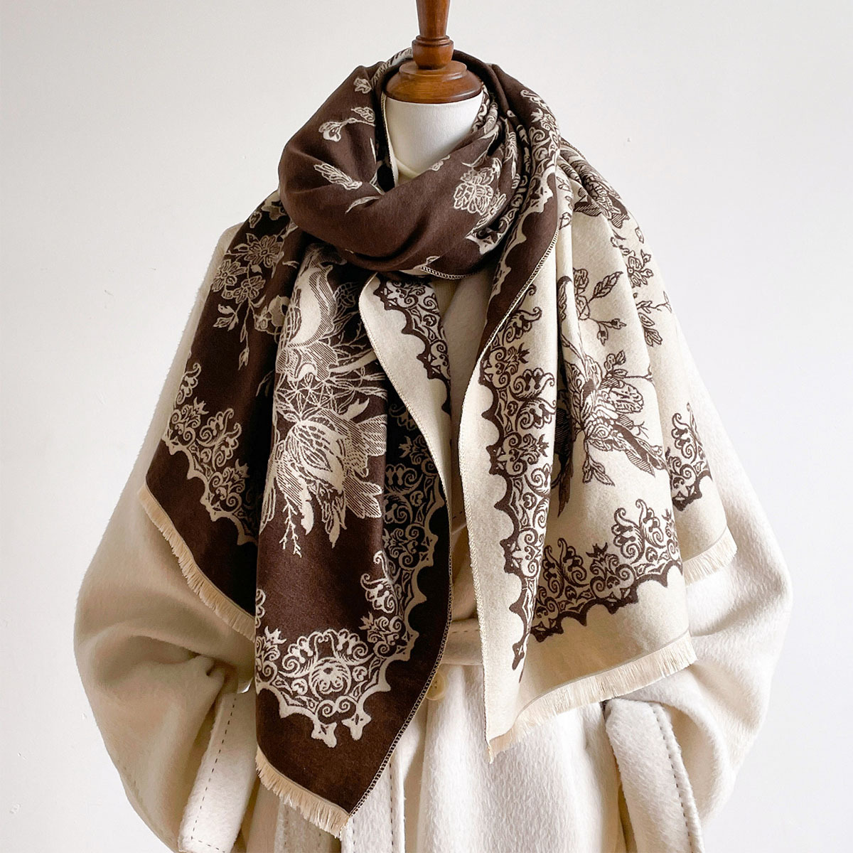 Женский шарф из искусственного – обзор и цена Cashmere Scarf